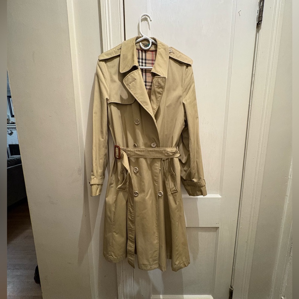 Vintage Classic Tan Trench Coat